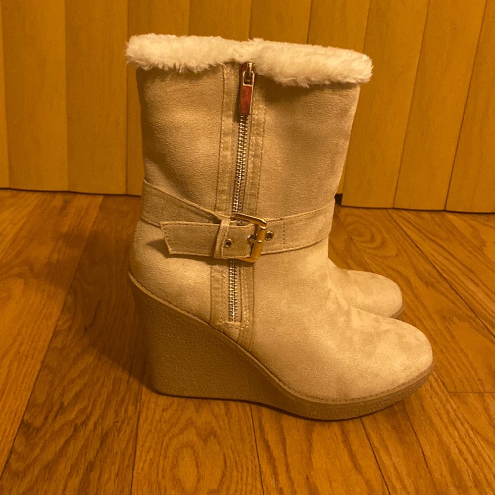 Wild Diva Wedge Ankle Boot Selina-35 Natural